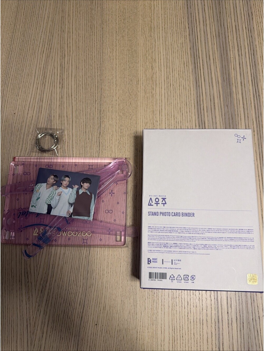 BTS 2021 Muster Sowoozoo Stand Photo Card Binder Acrylic Stand NO SLEEVES